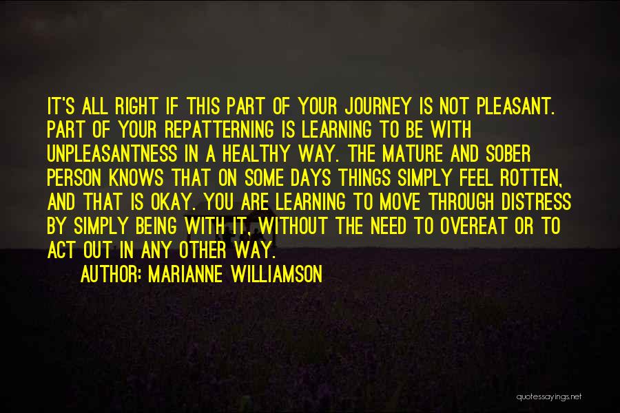 Pleasant Journey Quotes By Marianne Williamson