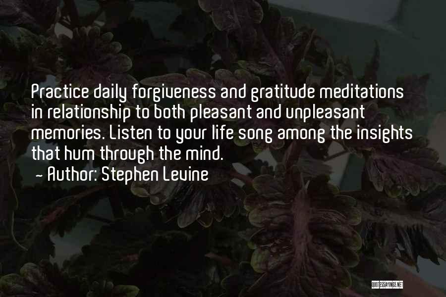 Pleasant Memories Quotes By Stephen Levine