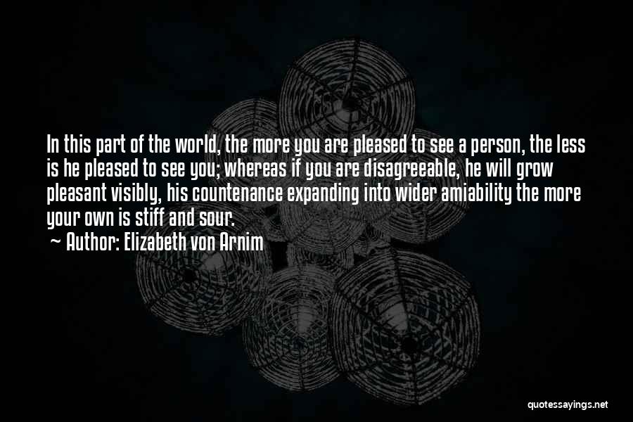 Pleasant Quotes By Elizabeth Von Arnim