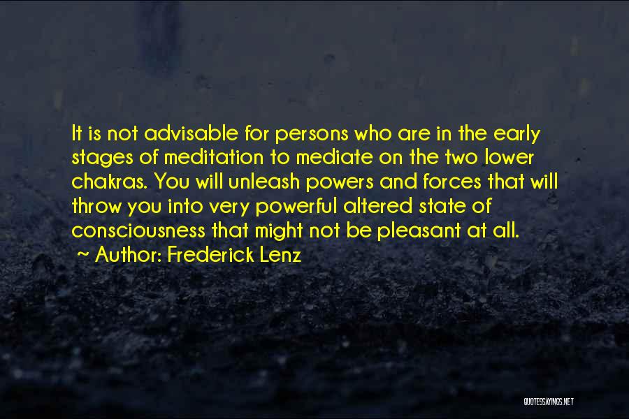 Pleasant Quotes By Frederick Lenz