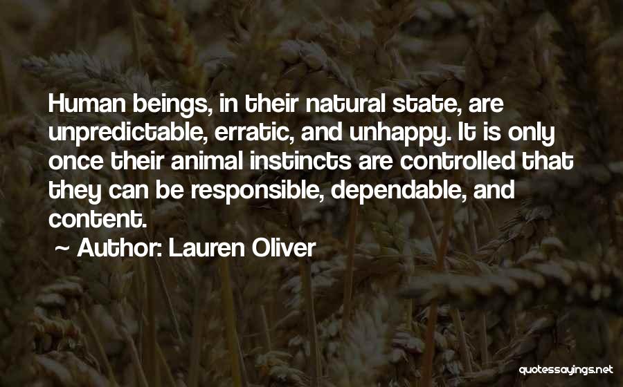 Please Be Responsible Quotes By Lauren Oliver