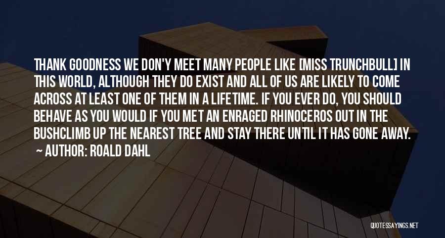 Please Behave Quotes By Roald Dahl