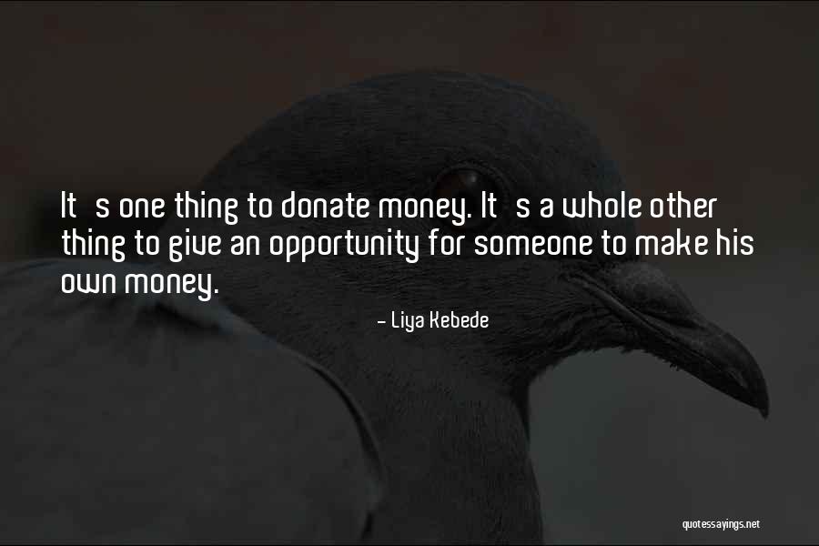 Please Donate Quotes By Liya Kebede