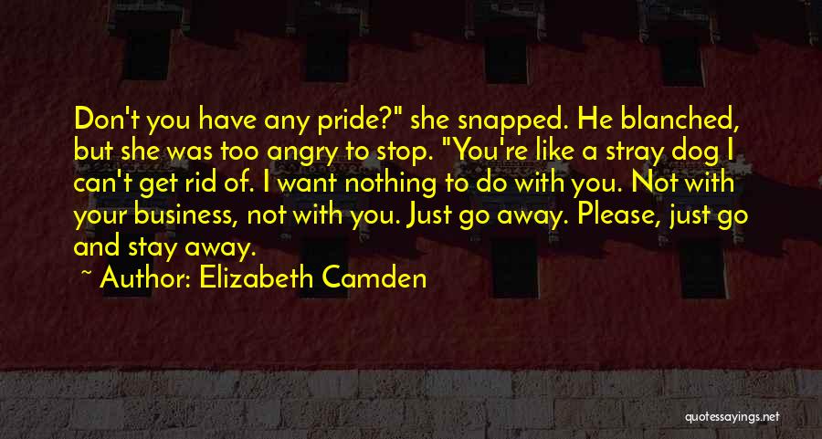 Please Don't Go Away Quotes By Elizabeth Camden