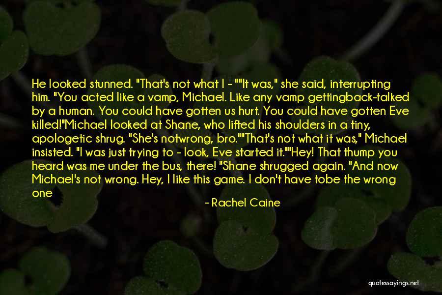Please Don't Hurt Me Quotes By Rachel Caine Please Don't Hurt Me Quotes By Rachel Caine