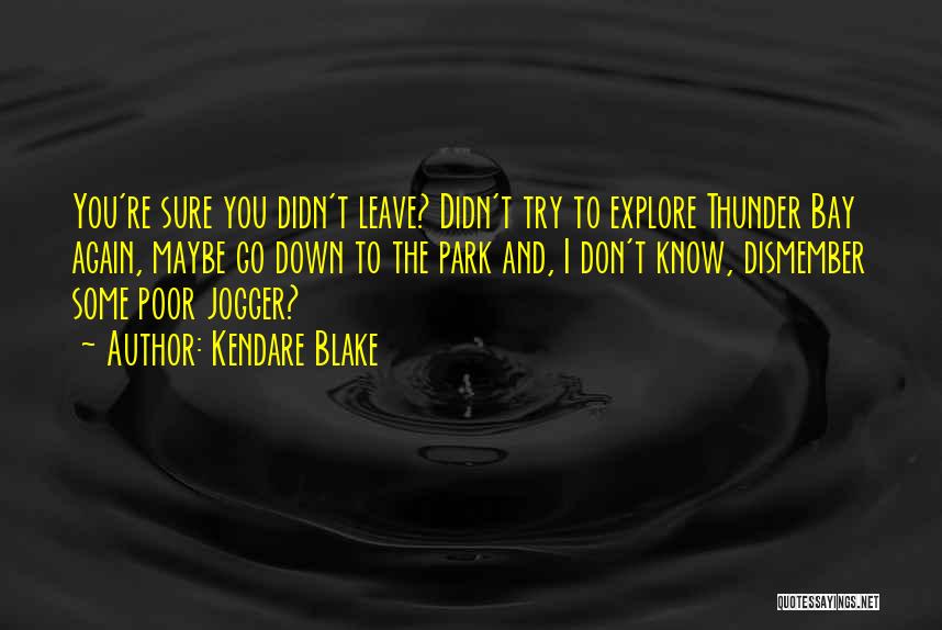 Please Don't Leave Me And Go Quotes By Kendare Blake