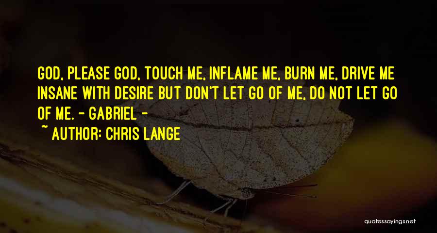 Please Don't Let Go Quotes By Chris Lange