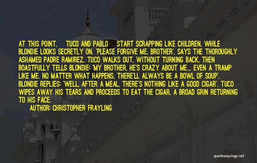 Please Forgive Me Brother Quotes By Christopher Frayling