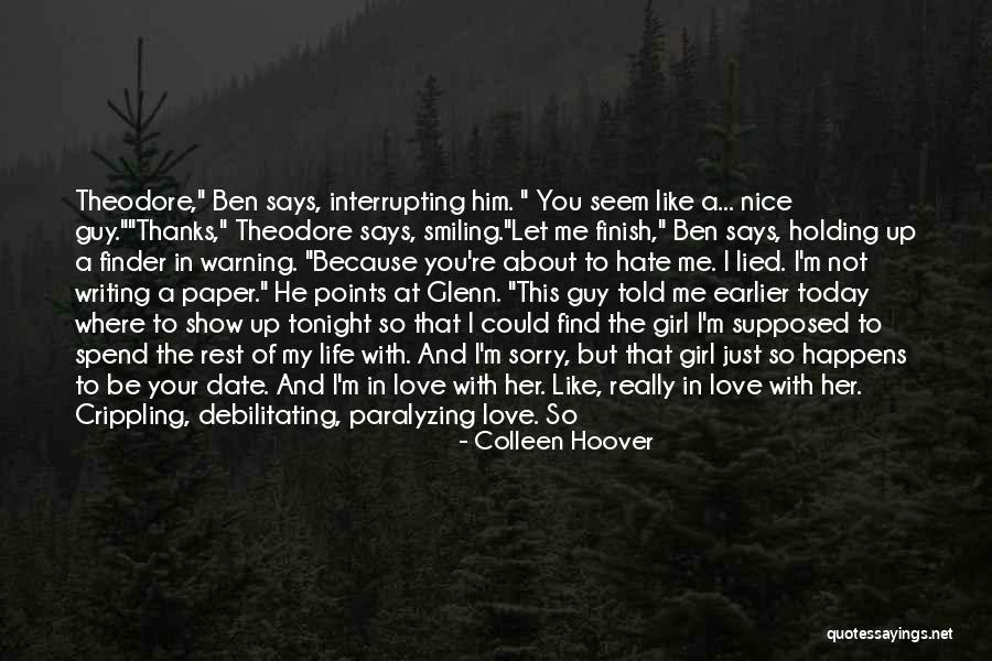 Please Just Love Me Quotes By Colleen Hoover Please Just Love Me Quotes By Colleen Hoover
