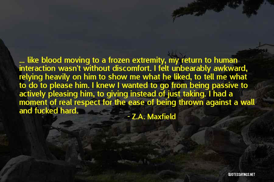 Please Just Tell Me Quotes By Z.A. Maxfield Please Just Tell Me Quotes By Z.A. Maxfield