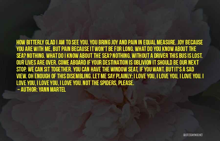 Please Let Me Love You Quotes By Yann Martel