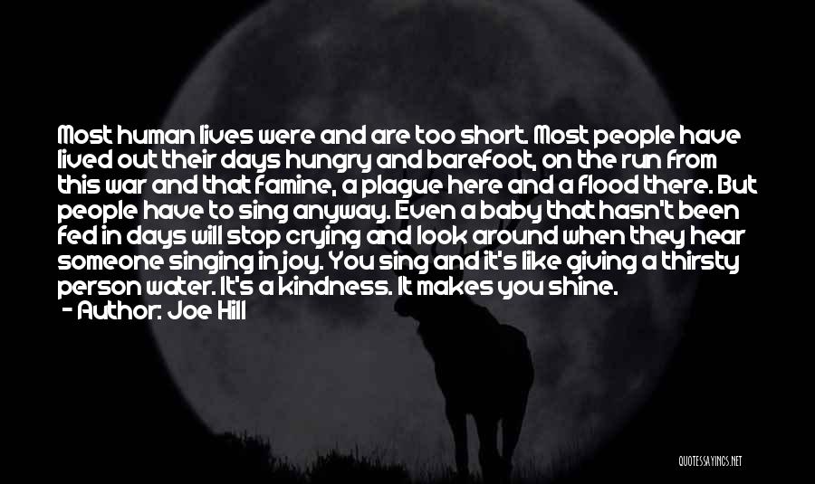 Please Stop Crying Quotes By Joe Hill