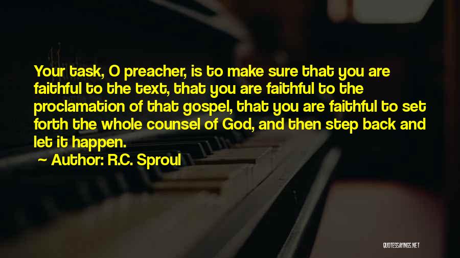 Please Text Me Back Quotes By R.C. Sproul