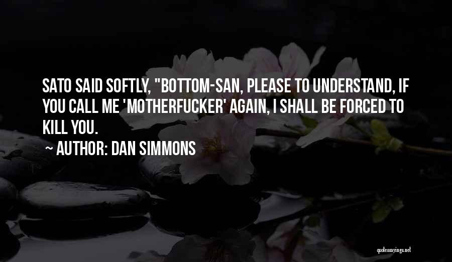 Please Understand Me Quotes By Dan Simmons