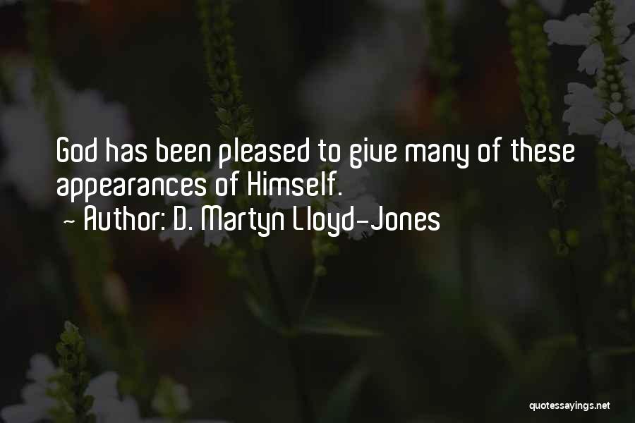 Pleased Quotes By D. Martyn Lloyd-Jones