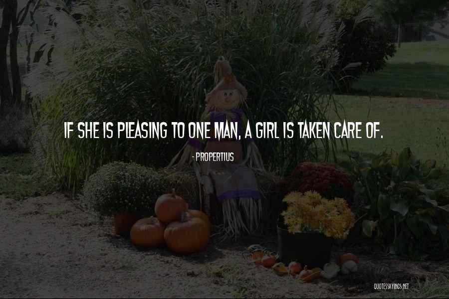 Pleasing A Man Quotes By Propertius Pleasing A Man Quotes By Propertius