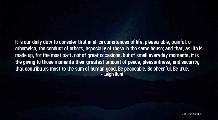 Pleasurable Moments Quotes By Leigh Hunt Pleasurable Moments Quotes By Leigh Hunt