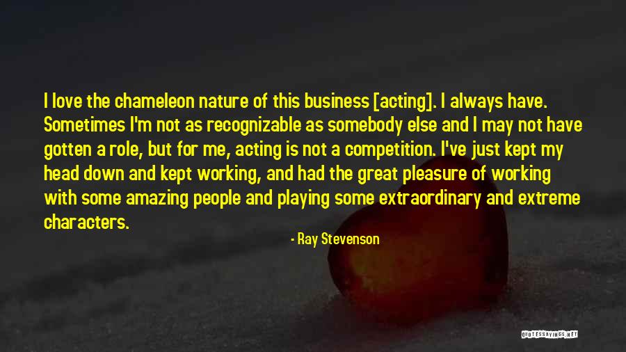 Pleasure And Business Quotes By Ray Stevenson Pleasure And Business Quotes By Ray Stevenson