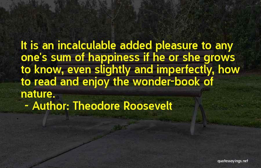 Pleasure And Happiness Quotes By Theodore Roosevelt