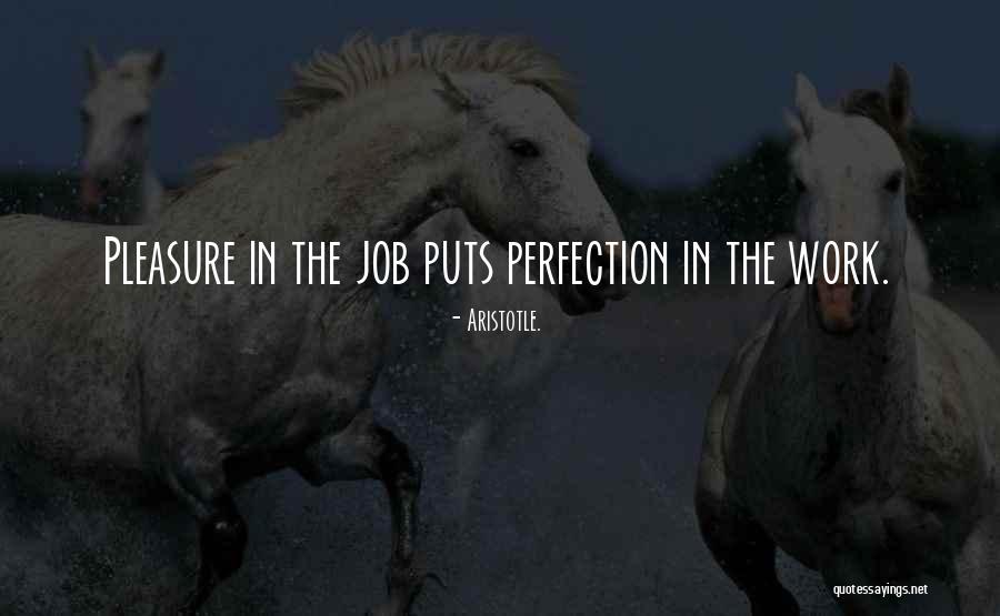 Pleasure In Work Quotes By Aristotle. Pleasure In Work Quotes By Aristotle.