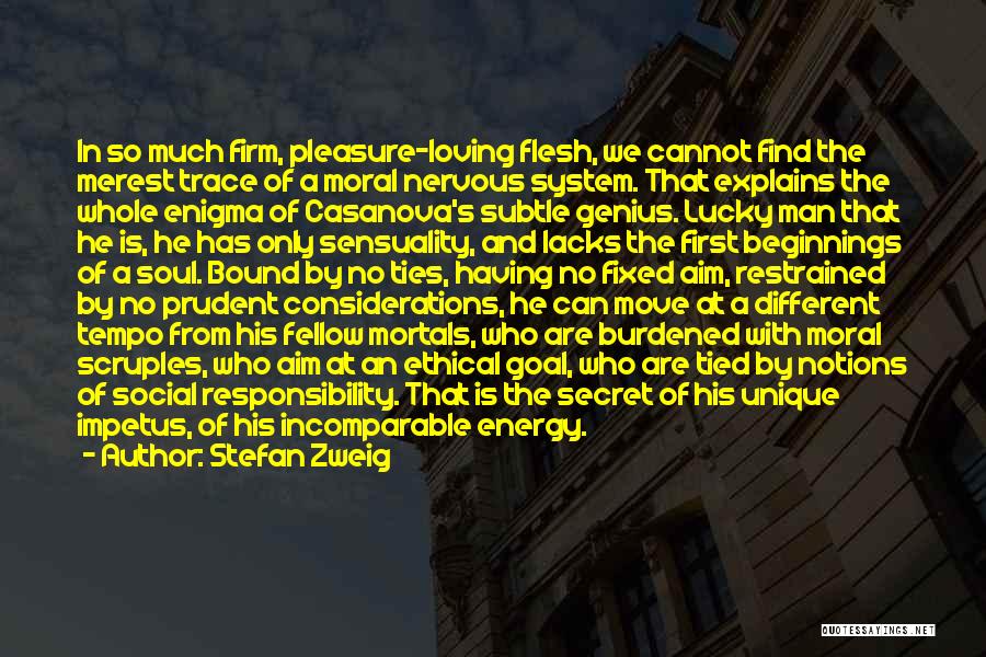 Pleasure Seeking Quotes By Stefan Zweig