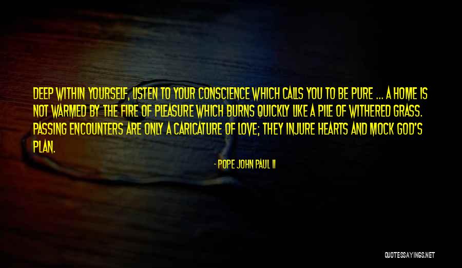 Pleasure Yourself Quotes By Pope John Paul II Pleasure Yourself Quotes By Pope John Paul II