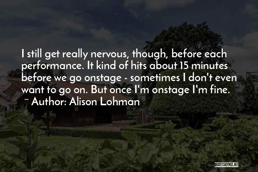 Plechner Dvm Quotes By Alison Lohman