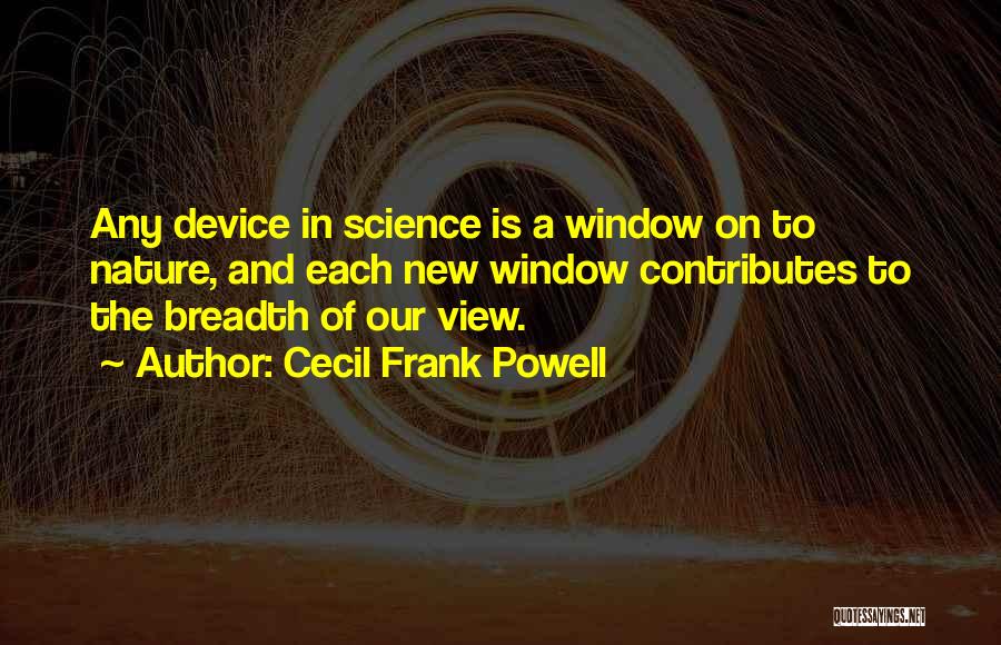 Plechner Dvm Quotes By Cecil Frank Powell