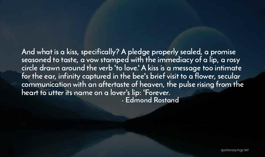 Pledge Of Love Quotes By Edmond Rostand Pledge Of Love Quotes By Edmond Rostand