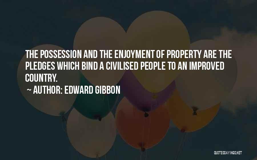 Pledges Quotes By Edward Gibbon