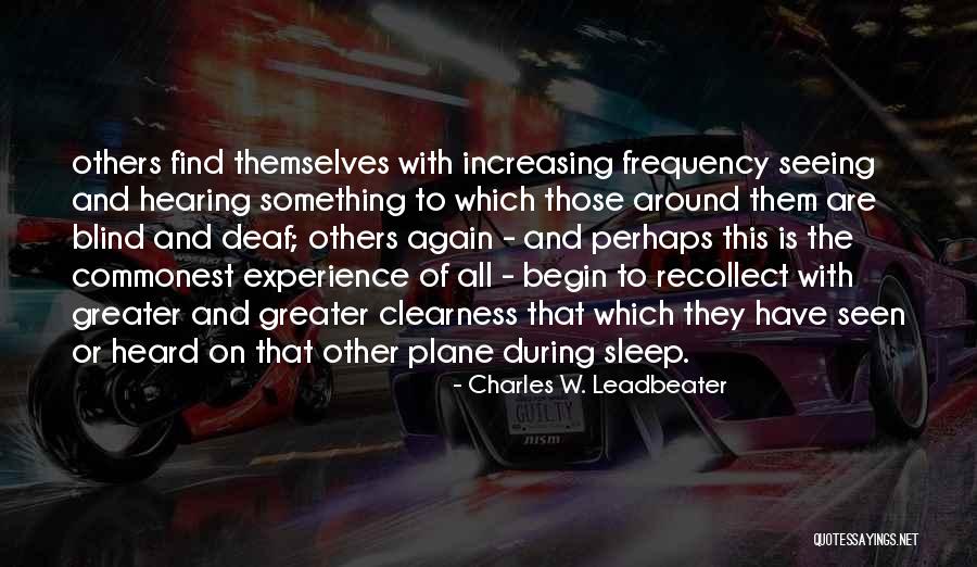 Plenas Bombazo Quotes By Charles W. Leadbeater Plenas Bombazo Quotes By Charles W. Leadbeater