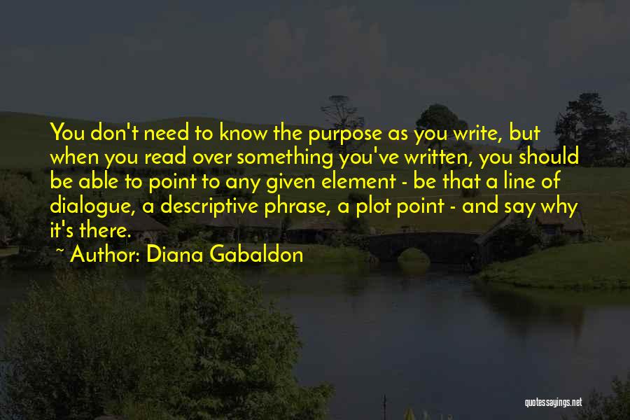 Plot Line Quotes By Diana Gabaldon