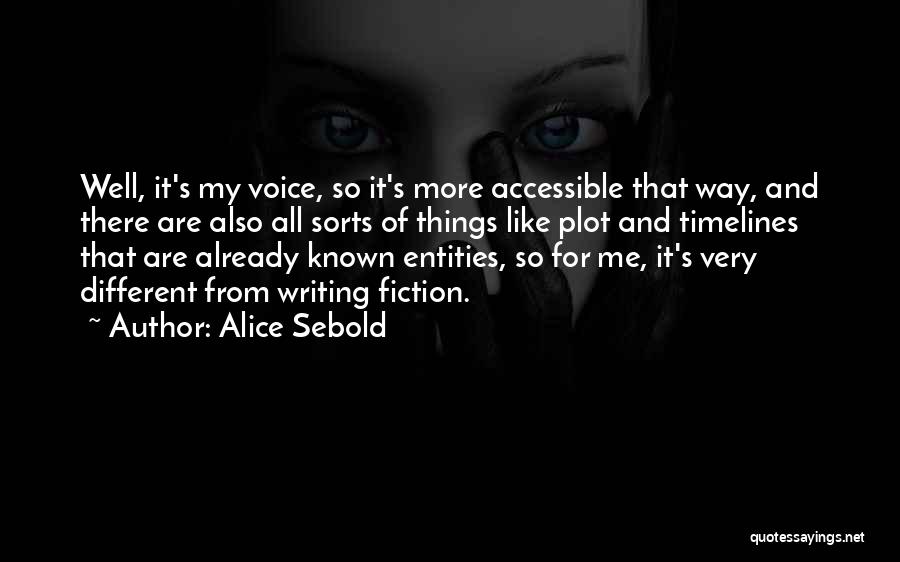Plot Writing Quotes By Alice Sebold