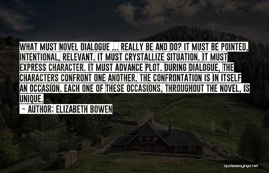 Plot Writing Quotes By Elizabeth Bowen