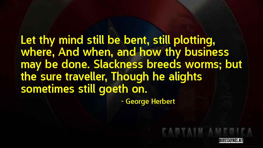 Plotting Quotes By George Herbert