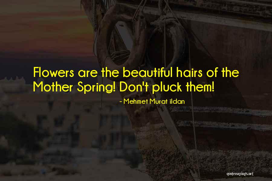 Pluck Flowers Quotes By Mehmet Murat Ildan