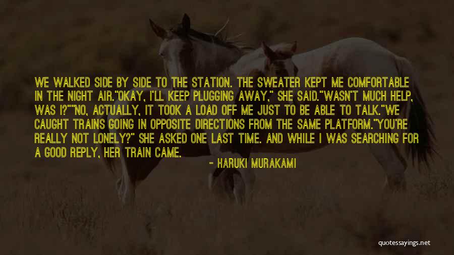 Plugging Quotes By Haruki Murakami