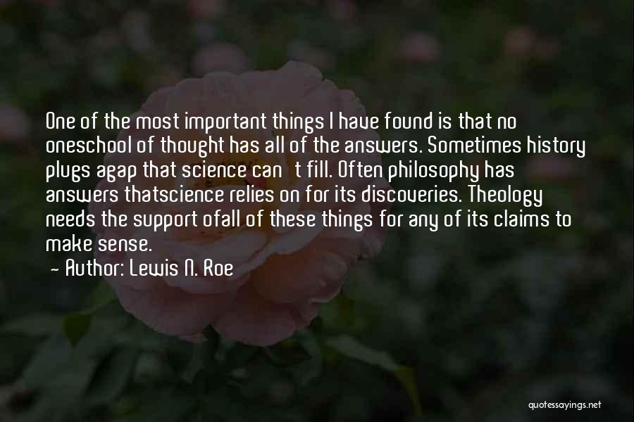 Plugs Quotes By Lewis N. Roe