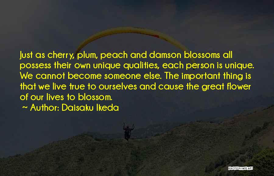 Plum Blossom Quotes By Daisaku Ikeda