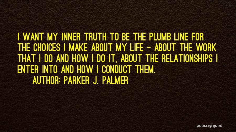 Plumb Line Quotes By Parker J. Palmer