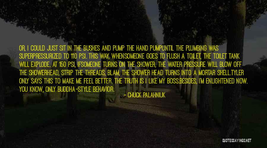 Plumbing Quotes By Chuck Palahniuk