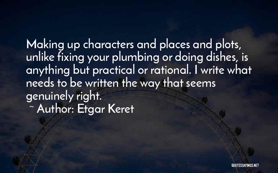 Plumbing Quotes By Etgar Keret