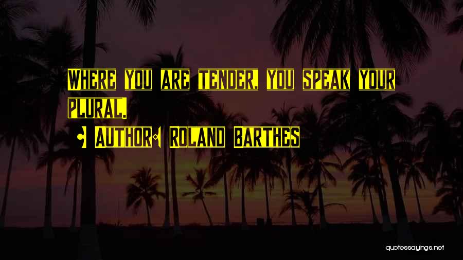 Plural Quotes By Roland Barthes