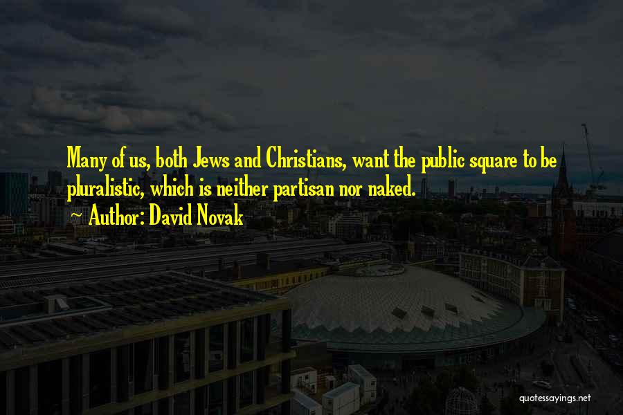 Pluralistic Quotes By David Novak