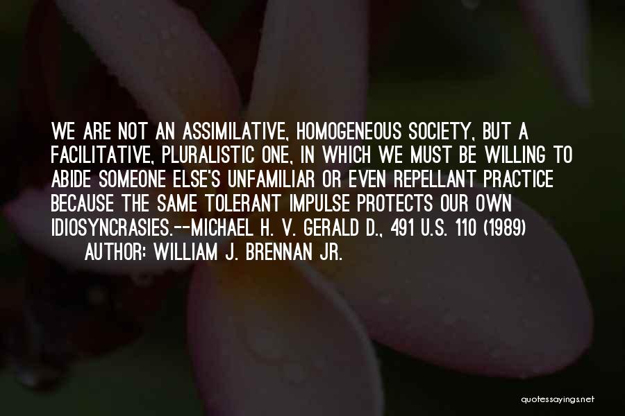 Pluralistic Quotes By William J. Brennan Jr.