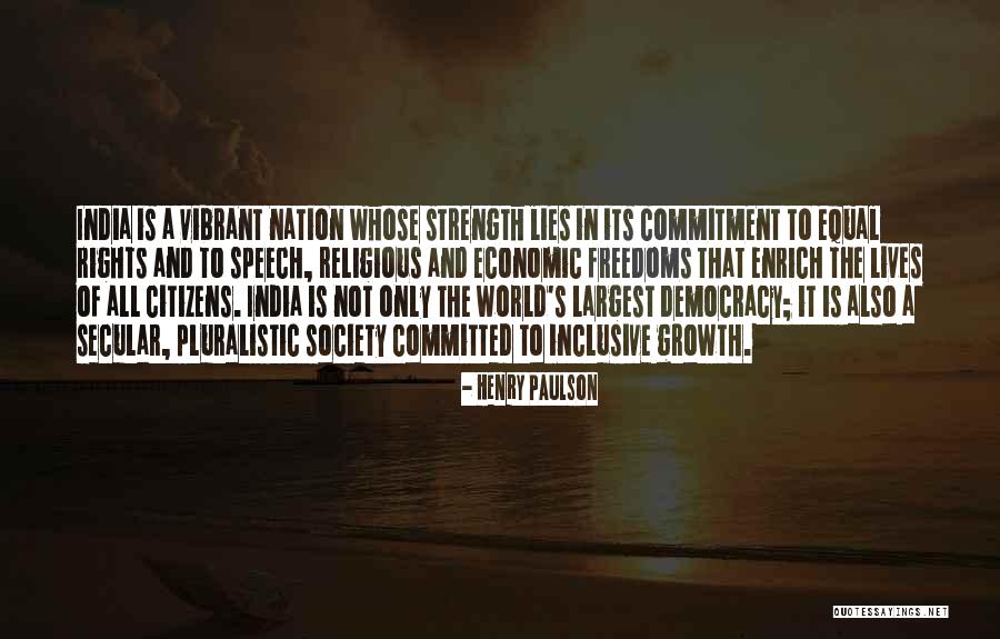 Pluralistic Society Quotes By Henry Paulson Pluralistic Society Quotes By Henry Paulson