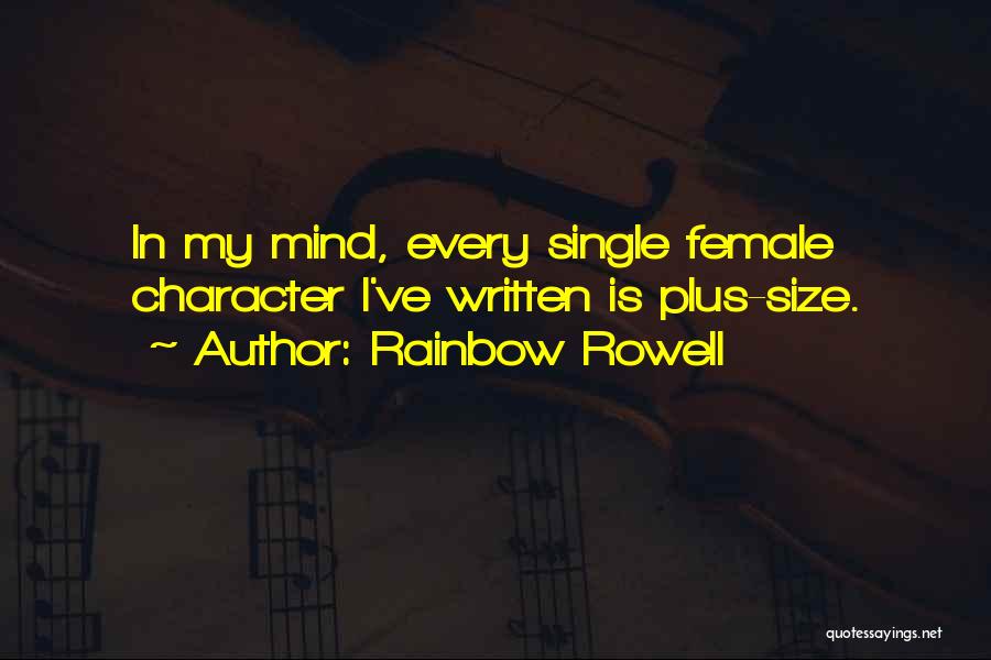 Plus Size Quotes By Rainbow Rowell