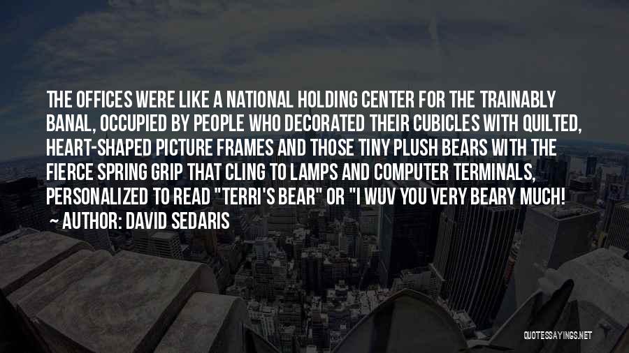 Plush Quotes By David Sedaris