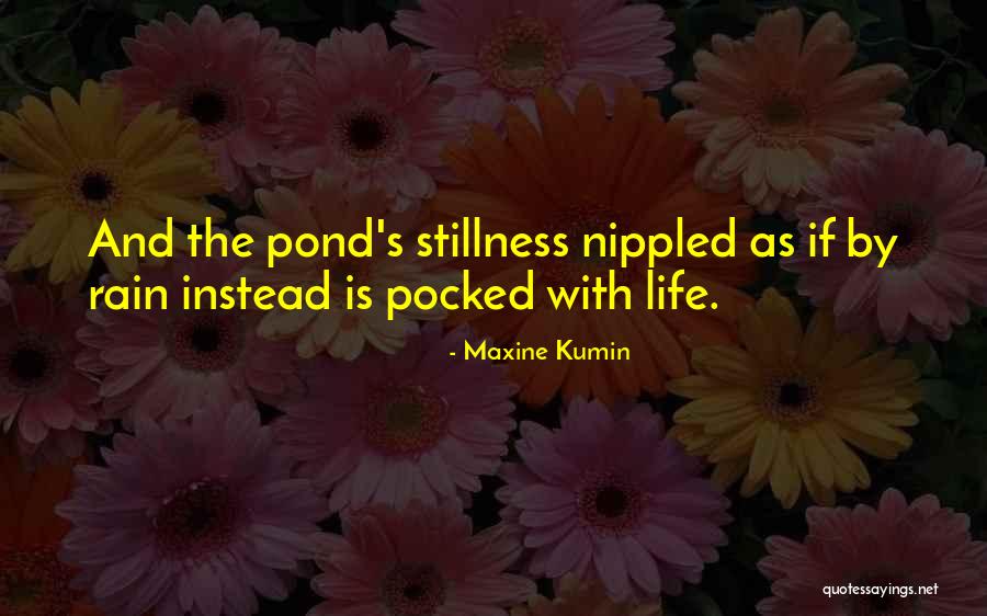 Pocked Quotes By Maxine Kumin Pocked Quotes By Maxine Kumin