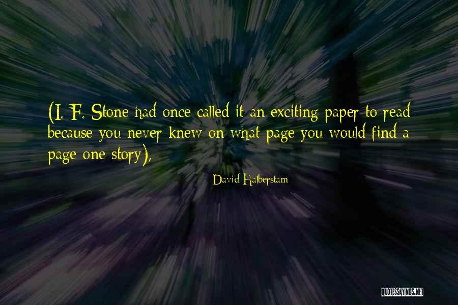 Pocked Skin Quotes By David Halberstam Pocked Skin Quotes By David Halberstam